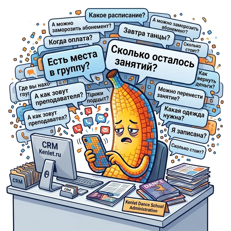 Ученик считает оставшиеся занятия